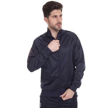 Спортивна чоловіча кофта на блискавці SP-Sport Fit 6806 розмір XL (175-180 см) Deep Blue-Burgundy