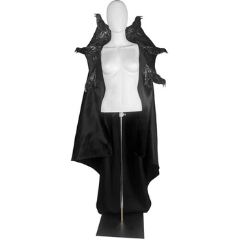 Плащ Корольова Воронів SETA Decor 24-548BLK