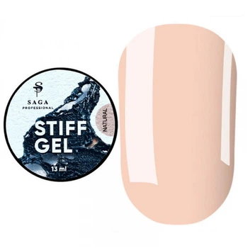 Гель-желе для наращивания Saga Stiff Gel №04 Natural 13 мл (Нюдовый)