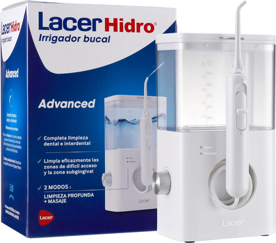 Іригатор для ротової порожнини Lacer Hidro Advanced Білий 1 шт (8470002126190)