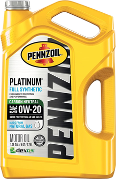 Моторна олива Pennzoil "Platinum Engine Oil Full Synthetic 0W-20" 4.73 л (550046127)