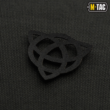 Нашивка M-Tac Трикветр скрізна Laser Cut Black
