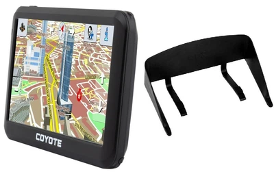 GPS навигатор COYOTE 556 Mate PRO 256mb 8gb 5 дюймов с картами навигации + Антибликовый солнцезащитный козырек