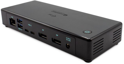 Stacja dokująca i-Tec Thunderbolt3/USB-C Dual DisplayPort 4K + Power Delivery 85W Black (TB3CDUALDPDOCKPD)