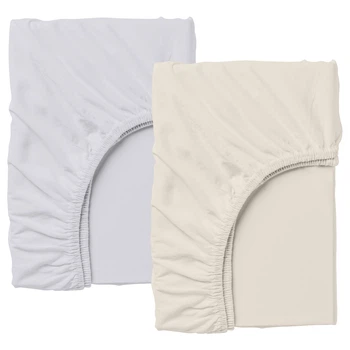 Простынь на резинке Cosas BEIGE / GREY Ранфорс 160х200х30 2 шт (2200000044907)