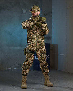 Тактична військова форма комплект Faroon ( Куртка + Штани ), Камуфляж: Піксель, Розмір: M