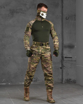 Тактический военный полевой костюм Sinry ( Убакс + Штаны ), Камуфляж: Мультикам, Размер: L