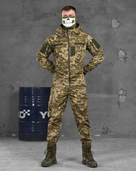 Тактичний військовий костюм Panton ( Кітель + Штани ), Камуфляж: Піксель, Розмір: XL