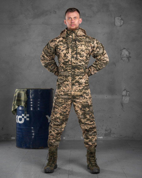 Тактическая военная форма комплект Attac Fam ( Куртка + Штаны ), Камуфляж: Пиксель, Размер: S