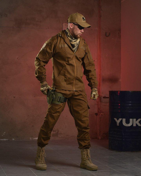 Тактический военный полевой костюм Varan ( Китель + Штаны ), Камуфляж: Койот, Размер: XL