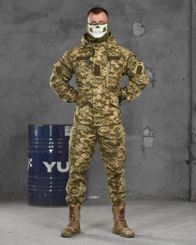 Тактический военный полевой костюм горка 7.62 ( Китель + Штаны ), Камуфляж: Пиксель ВСУ, Размер: L