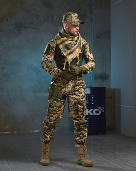 Тактичний військовий польовий костюм Hunter ( Убакс + Штани ), Камуфляж: Піксель, Розмір: S