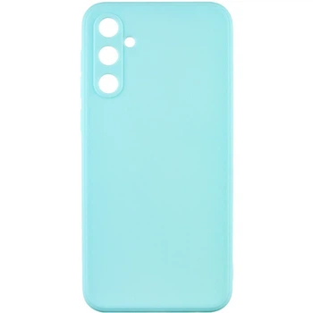 Чехол Fiji Style для Samsung Galaxy S23 Plus (S916) силикон бампер с защитой блока камер бирюзовый