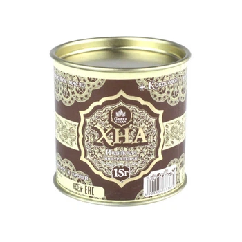 Хна для брів та біо тату Grand Henna шоколадно-коричнева 15 г (8908954773679)