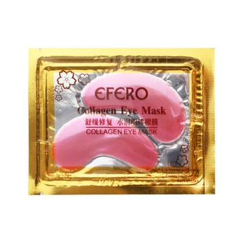 Патчи коллагеновые под глаза Efero Collagen Crystal Eye Mask, с гиалуроновой кислотой, розовые, 6 г ()