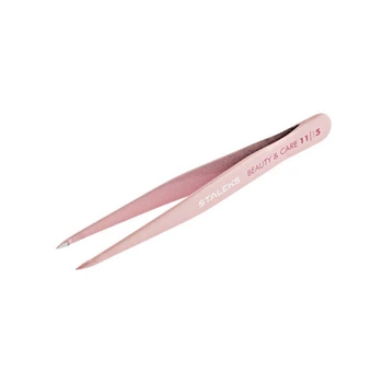 Пинцет для бровей Staleks Beauty&Care 11 Type 5, точечный, 9,5 см (4820121593672)