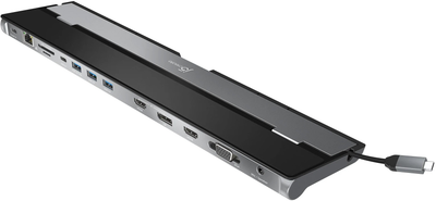 Stacja dokująca J5create JCD543 USB-C Triple Display Docking Station Silver (JCD543-N)