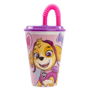 Стакан для дітей з трубочкою 430 мл Stor Paw Patrol (74530)