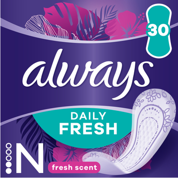 Щоденні прокладки Always Daily Fresh Normal Свіжий аромат 30 шт (8700216461818)