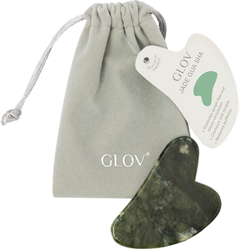 Kamień Glov Jade Gua Sha do masazu twarzy Zielony (5907440742956)