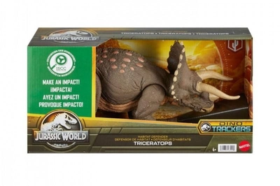 Figurka Mattel Jurassic World Eko Triceratops Obronca Srodowiska 15 cm (194735165421)