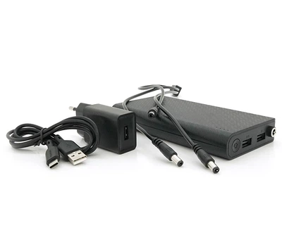 Источник питания для роутера/терминала ONU повербанк Voltronic DC1024 USB 5V/2A, DC9V 2.7A/12V 2A, 24W 14000mAh