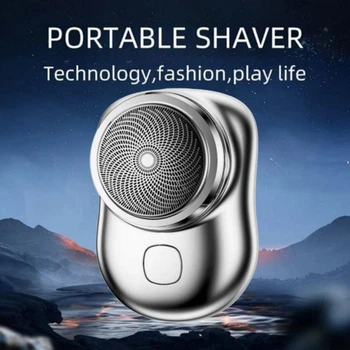 Портативная мини бритва дорожная электрическая на аккумуляторе USB Mini Shaver RZO1