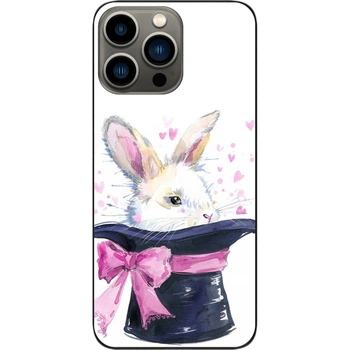 Чохол силіконовий SMTT для iPhone 13 Pro Max з зображенням Кролик