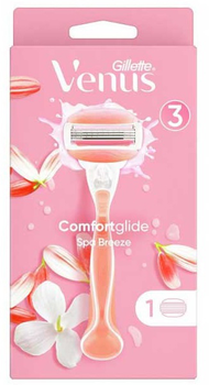 Бритва для гоління Gillette Venus ComfortGlide Spa Breeze + змінне лезо (7702018577132)
