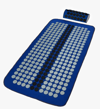 Набір валик + килимок Аплікатор Кузнєцова серія Eko-Lux №284-33 синій