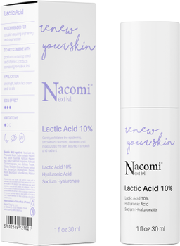 Сироватка для обличчя Nacomi Next Level Lactic Acid 10% 30 мл (5902539721621)