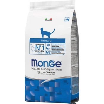 Сухий корм Monge Cat Urinary Монж урінарі для котів з куркою, лососем і рисом 1.5кг (8009470011914)