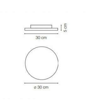 Стельовий світильник Ideal Lux 269115 Mib LED 1x19W 3000K 2000Lm IP65