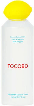 Лимонный тонер TOCOBO Aha Bha Lemon Toner с AHA BHA кислотами 150 мл (8809835060003)