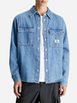 Koszula męska jeansowa Calvin Klein Jeans ckj30j3245821a4 L Niebieska (8720108945141)