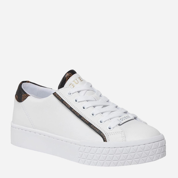 Sneakersy damskie do kostki Guess gssfljpr6ele12white 39 Białe (7626101697654)