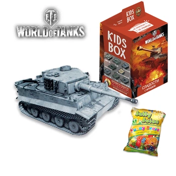 Кидс бокс Свитбокс Танки World of tanks коллекционная фигурка жевательный мармелад с натуральным соком