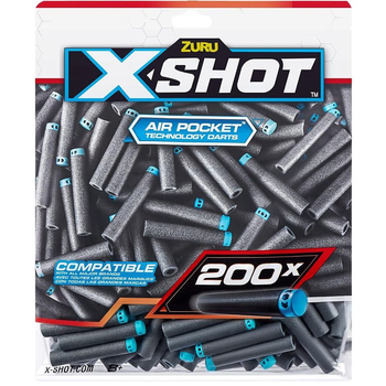 Дротики Zuru X-Shot Excel Foliopak 200 шт (4894680026025)