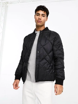 Бомбер чоловічий Calvin Klein 627130834 M Чорний (1159855491)