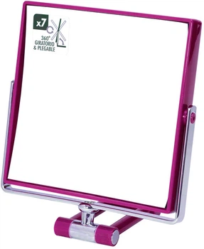 Дзеркало складане двобічне х7 Beter Viva Make Up Macro Mirror 14.5 см Pink (8412122143114)