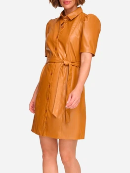 Сукня-сорочка коротка осіння жіноча DKNY 964306094 M Помаранчева (1159804331)