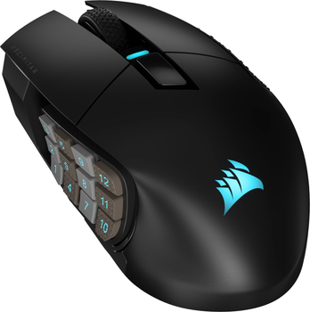 Миша Corsair Scimitar Elite RGB Wireless/USB Black (CH-9314311-EU)