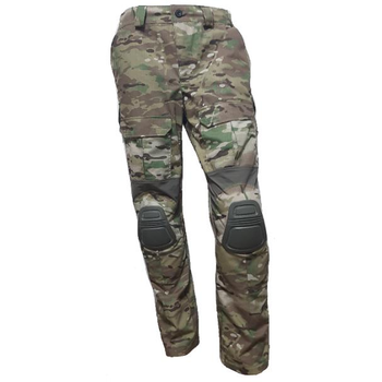 Тактичні військові штани з наколінниками Зигзаг Multicam (тканина полікоттон, Туреччина), 56 (SEAM-MKRS-NAC-TR-PC-56)