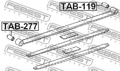 Сайлентблок FEBEST (TAB-119) Demi - Гарант Якості Febest (TAB119)