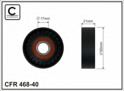 Ролик натяжний CAFFARO (468-40) Caffaro (46840)