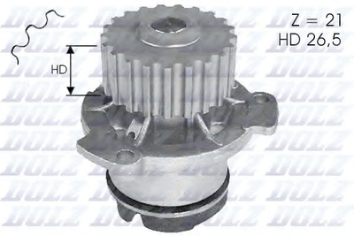 Насос водяний ВАЗ 2108 DOLZ (L121) Dolz (L121)