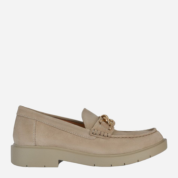 Loafersy damskie skórzane Geox geod36qrc00022c5004 41 Beżowe (8056206646681)