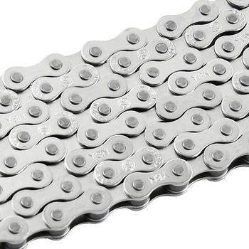 Ланцюг велосипедний Grey's 1 шв., 112 ланок S410 NP Silver (GR24010)