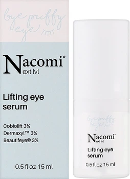 Сироватка для шкіри навколо очей Nacomi Next Level Cobiolift Ліфтинг 15 мл (5902539714432)