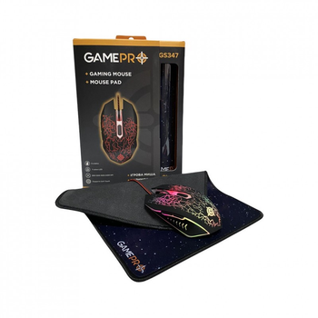 Мышка GamePro GS347 Combo 2 в 1 миша + ігрова поверхня (GS347) (203380)